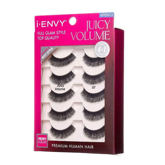 Kiss i-envy Remy Hair Eyelashes - JUICY VOLUME MULTI PACK