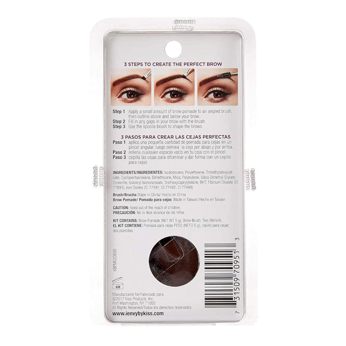 Kiss i-Envy Eyebrow Kit - ALL IN ONE BROW POMADE