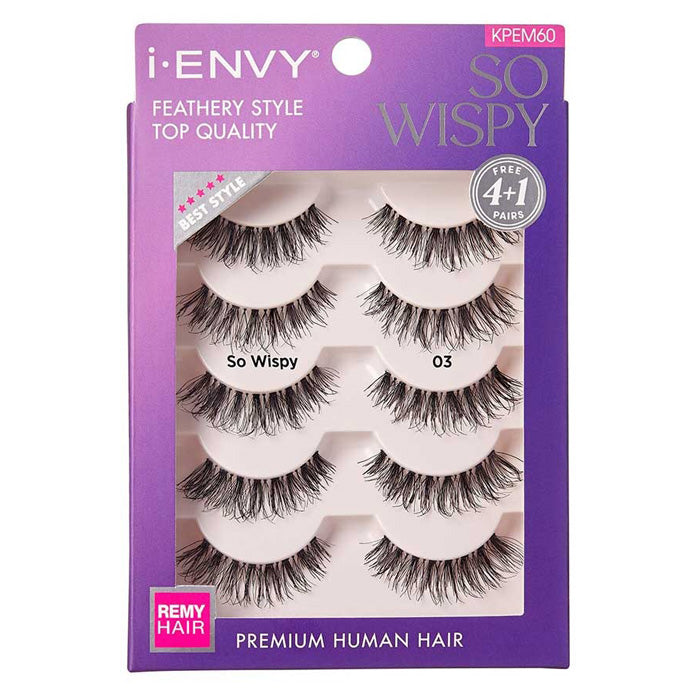 Kiss i-envy Remy Hair Eyelashes - SO WISPY MULTIPACK