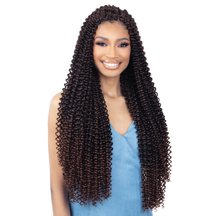 Freetress Crochet & Latch Hook 3 Bundle Pack Braid - 3X TAHITI WATER CURL EXTRA LONG