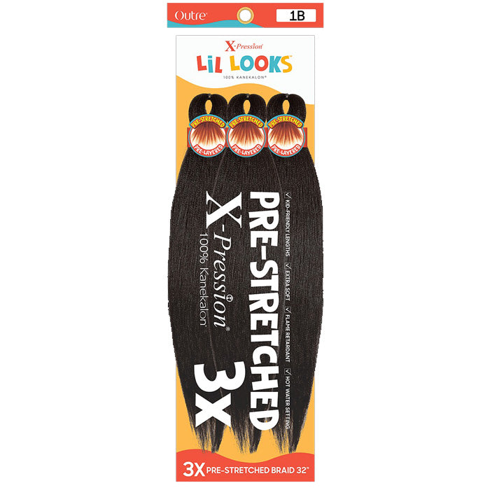 Outre Xpression Lil Looks 3X PRE STRETCHED CALMING BRAID 32"