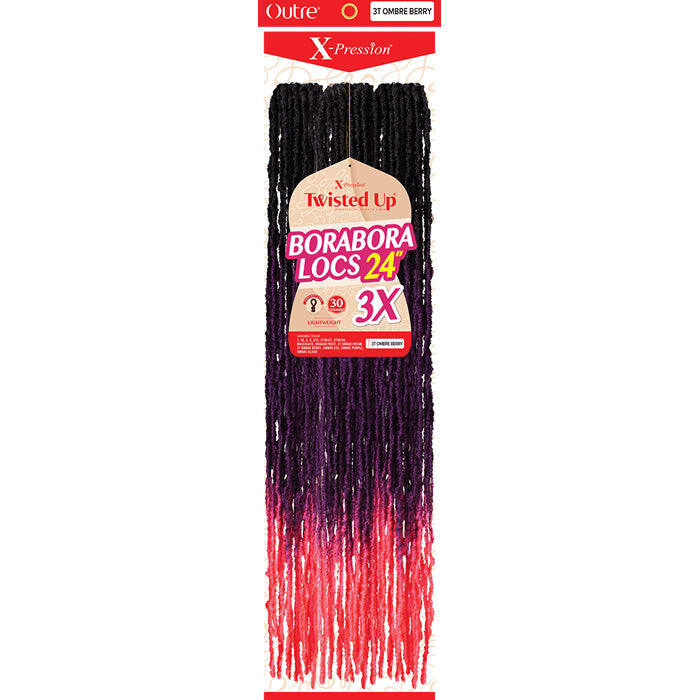 Outre X-Pression Twisted Up Crochet Loop Braids - BORABORA LOCS 24" 3X