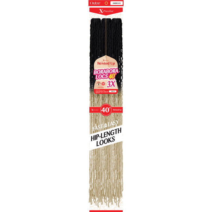 Outre X-Pression Twisted Up Crochet Loop Braids - BORABORA LOCS 40" 3X