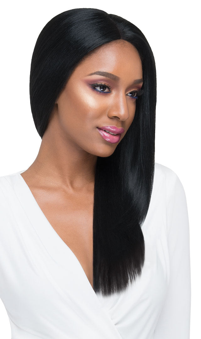 Outre Synthetic Hand Tied Full Swiss Lace Frontal Wig - KARA