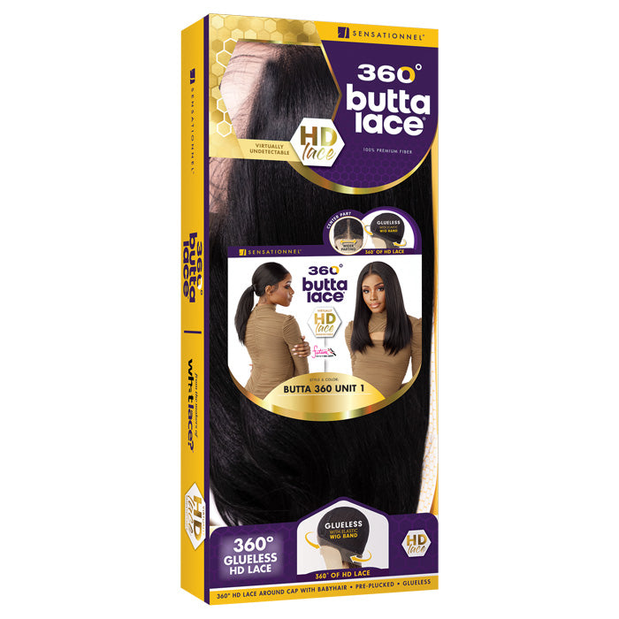 Sensationnel 360 Butta Lace Glueless Pre-Plucked 360 HD Lace All Around Wig - BUTTA 360 UNIT 1