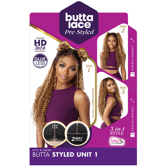Sensationnel Butta Lace Pre-Styled Glueless HD Lace Front Wig - BUTTA STYLED UNIT 1