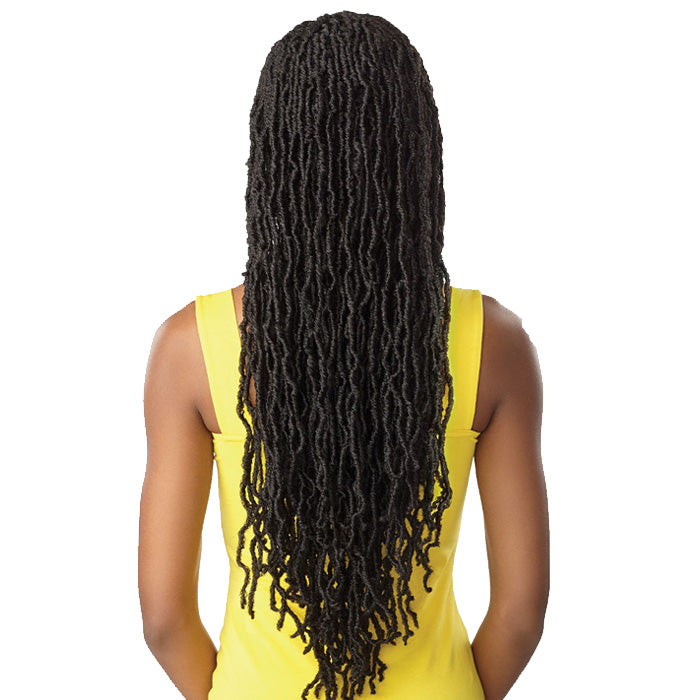 Sensationnel Cloud 9 4X4 Synthetic Braided Swiss Lace Wig - DISTRESSED LOCS 28"