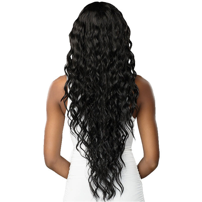 Sensationnel Butta Human Hair Blend HD Front Lace Wig - LOOSE CURLY 32