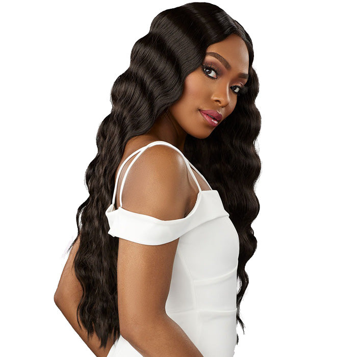 Sensationnel Butta Lace Human Hair Blend HD Lace Front Wig - LOOSE CRIMP 28"