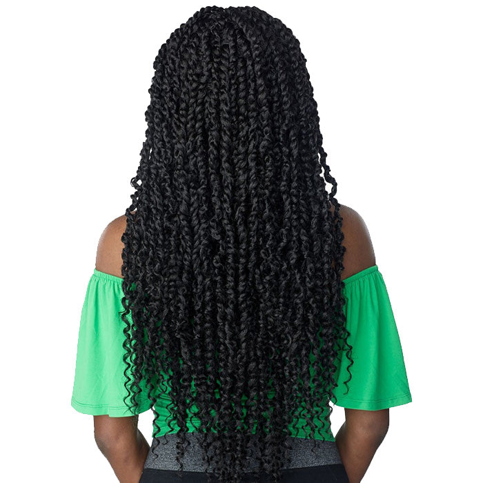 Sensationnel Cloud 9 Swiss Lace 100% Hand-Braided 4x4 Lace Part Wig - PASSION TWIST 28"