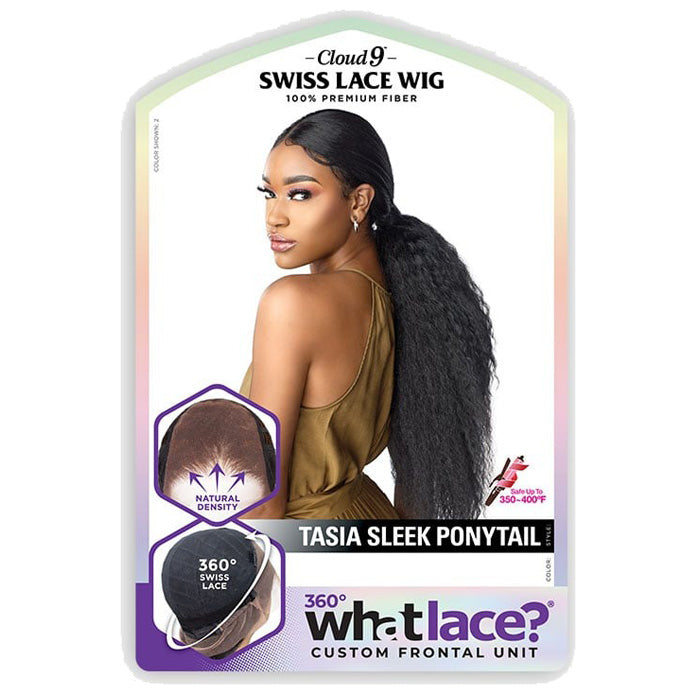 Sensationnel Cloud 9 360 What Lace 13x4 Swiss Lace Front Wig - TASIA SLEEK PONYTAIL