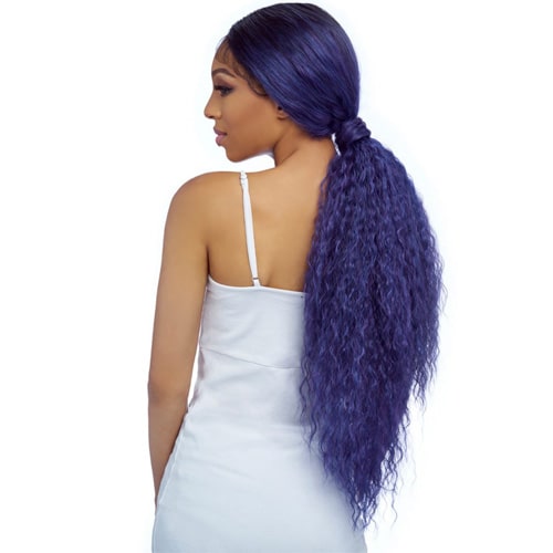 Harlem 125 Ultra HD Undetectable Lace Wig Sleek Ponytail - LH012