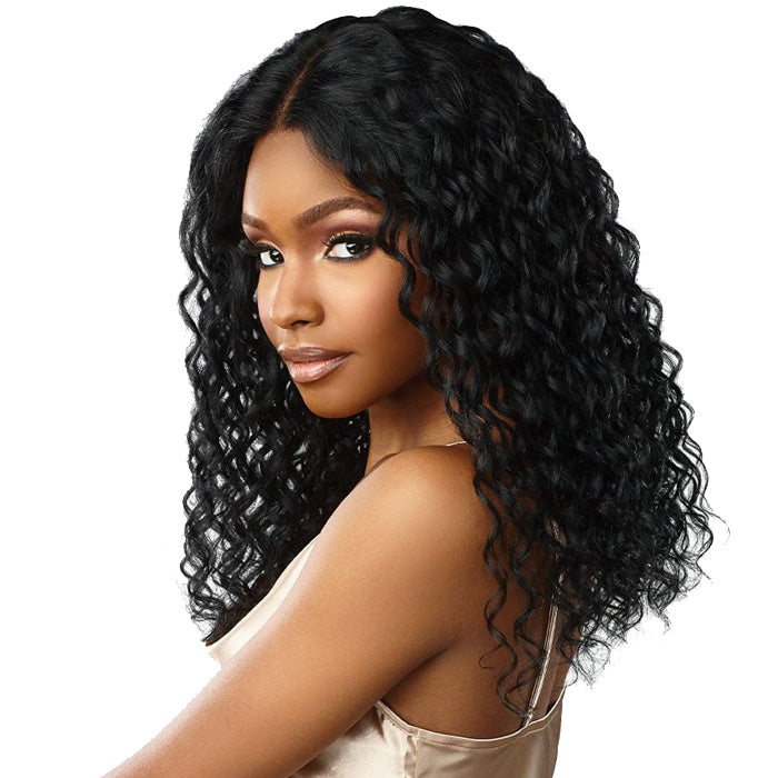 Sensationnel 12A Unprocessed 100% Virgin Human Hair 13x4 Frontal HD Lace Wig - NATURAL DEEP 18"