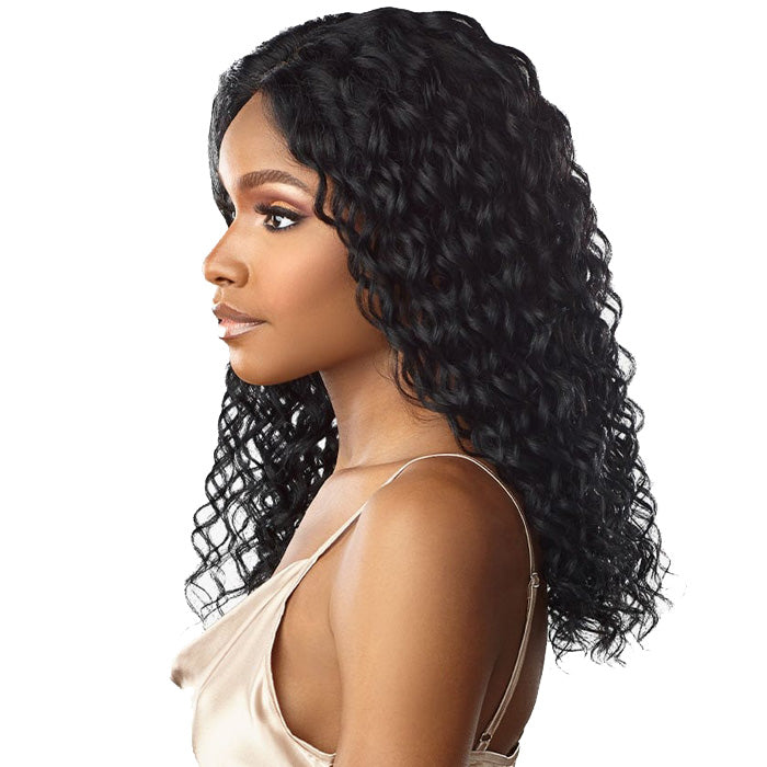 Sensationnel 12A Unprocessed 100% Virgin Human Hair 13x4 Frontal HD Lace Wig - NATURAL DEEP 18"