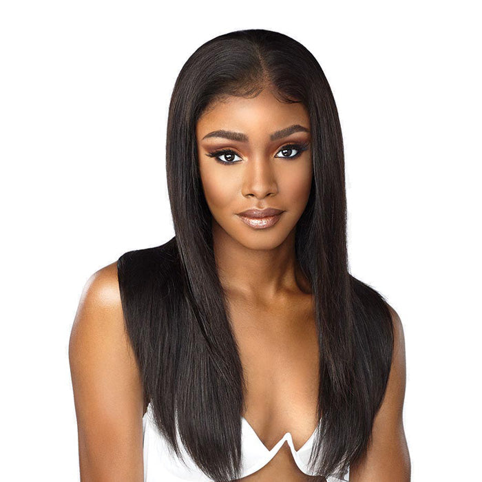 Sensationnel 12A Unprocessed 100% Virgin Human Hair 13x5 Frontal HD Lace Wig - NATURAL STRAIGHT 22"