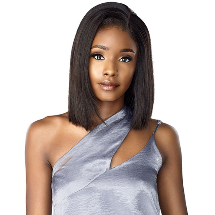 Sensationnel 12A Swiss 100% Virgin Human Hair Full Lace Wig - STRAIGHT 14"