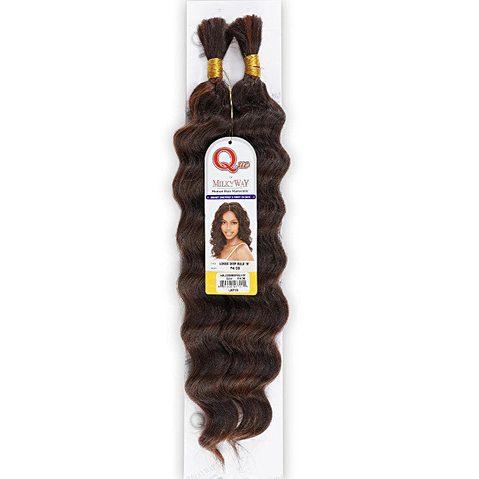 Milky Way Que Human Hair Blend Bulk - LOOSE DEEP 14/18"