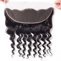 Loose Deep Wave 13x4 Ear to Ear HD Transparent Lace Frontal Human Hair 12A Quality