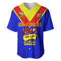Papua New Guinea Rugby Baseball Jersey Hela Wigmen PNG Polynesian Pattern LT14
