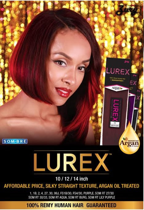 Zury Sis Lurex 100% Remy Human Hair Weave - STRAIGHT 10-24"