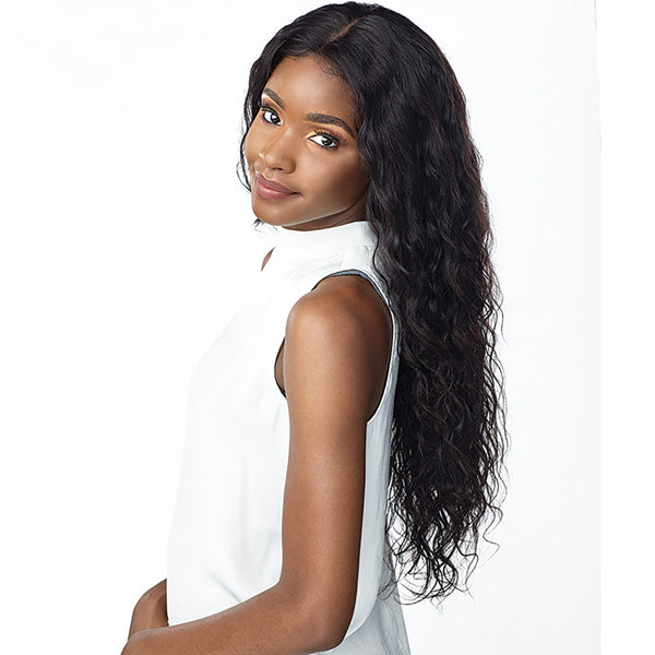 Sensationnel Unprocessed Virgin Human Hair 10A 360 Swiss Lace Wig LOOSE WAVE 28"