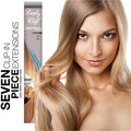 Lord & Cliff Seven Pieces 100% Remi Human Hair Clip-In Extension - 7PCS STRAIGHT 14/18"