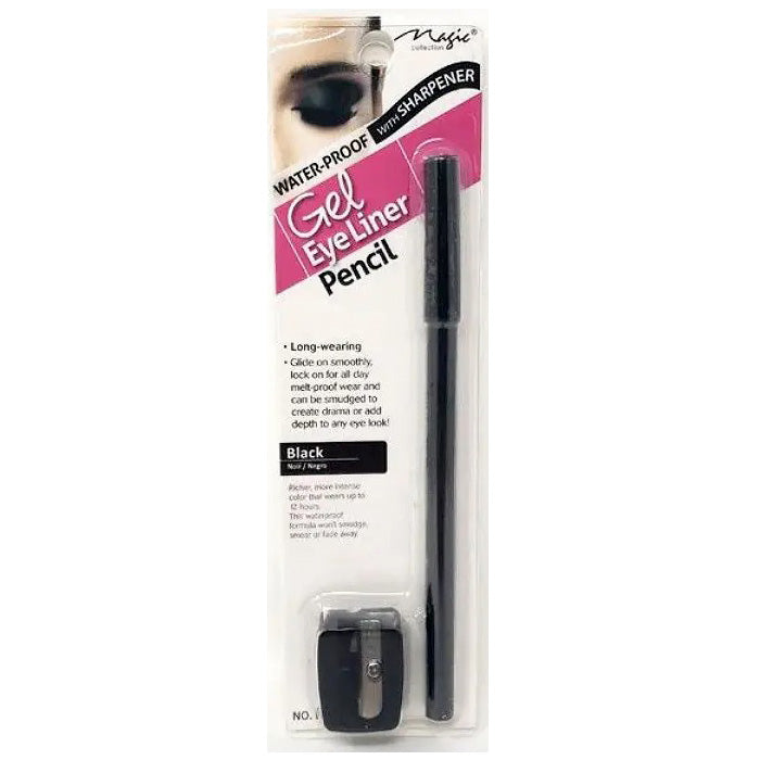 Magic Waterproof Gel Eyeliner Pencil with Sharpener
