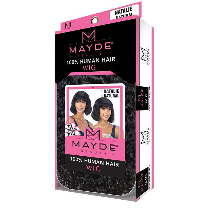 Mayde 100% Human Hair Full wig - NATALIE