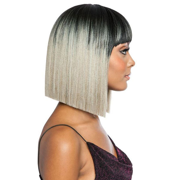 Melanin Queen Human Hair Full Wig Stylemix ML103