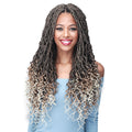 Bobbi Boss Pre-Looped Crochet Braids - MICRO LOCS FEATHER TIPS 18"