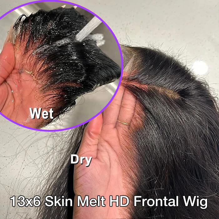 Glueless HD Lace Curly Human Hair Wig Pre Plucked 13x4 Lace Front Wigs For Women