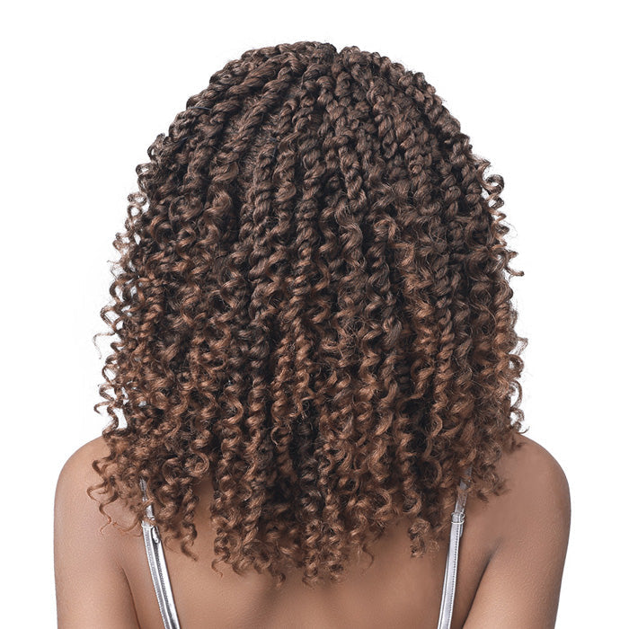 Bobbi Boss Braided Synthetic HD Lace Wig 4X4 Deep Lace - MLF611 PASSION TWIST BOHO 16