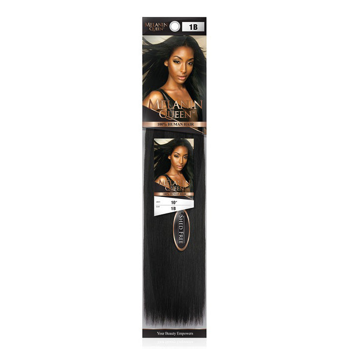 Mane Concept Melanin Queen 100% Human Hair Weave - YAKY STRAIGHT 10-18"