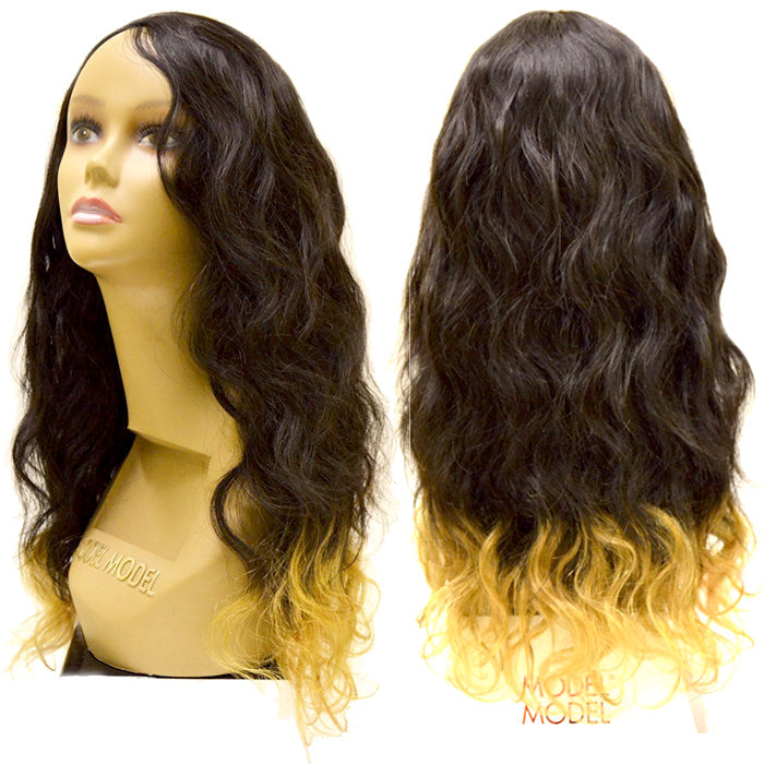 Model Model Nude Leaf Brazilian Remy 100% Human Hair Weave - NATURAL BODY WAVE 14 - 16"