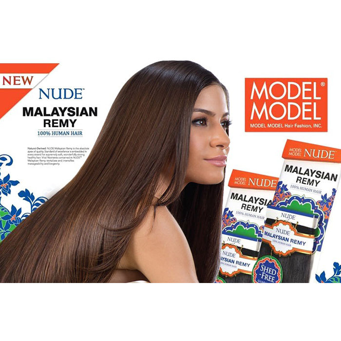 Model Model Nude Malaysian Remy 100% Human Hair Weaves - YAKY 12" OMBRE TWO TONE