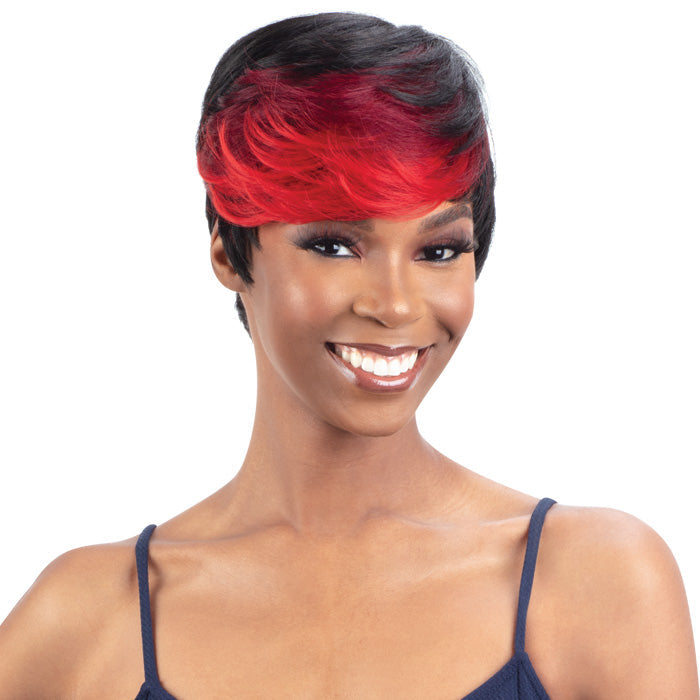 Model Model Clair Human Hair Blend Full Wig - BB-013