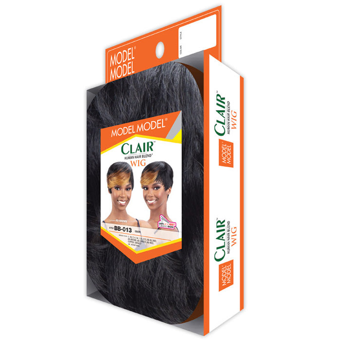 Model Model Clair Human Hair Blend Full Wig - BB-013
