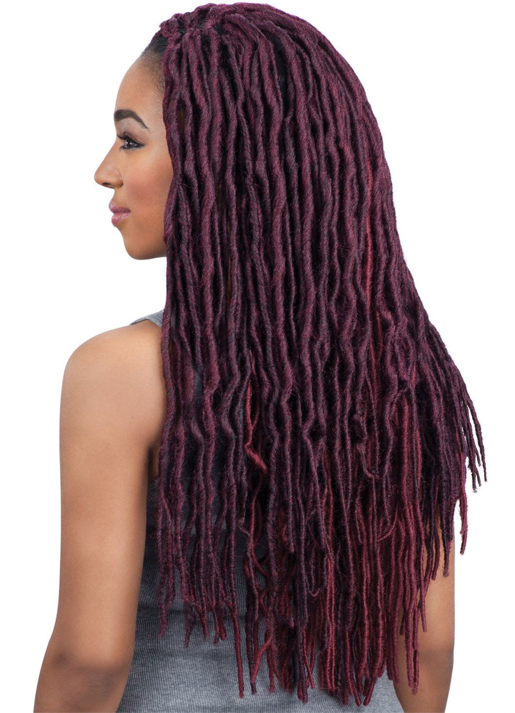 Model Model Glance Braid 2X Lite SOFT WAVY FAUX LOC 18 Inch