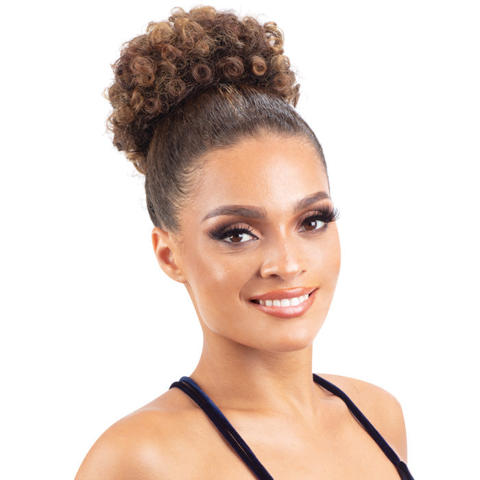 Model Model Miss Divine Human Hair Blend Drawstring Ponytail - RETRO