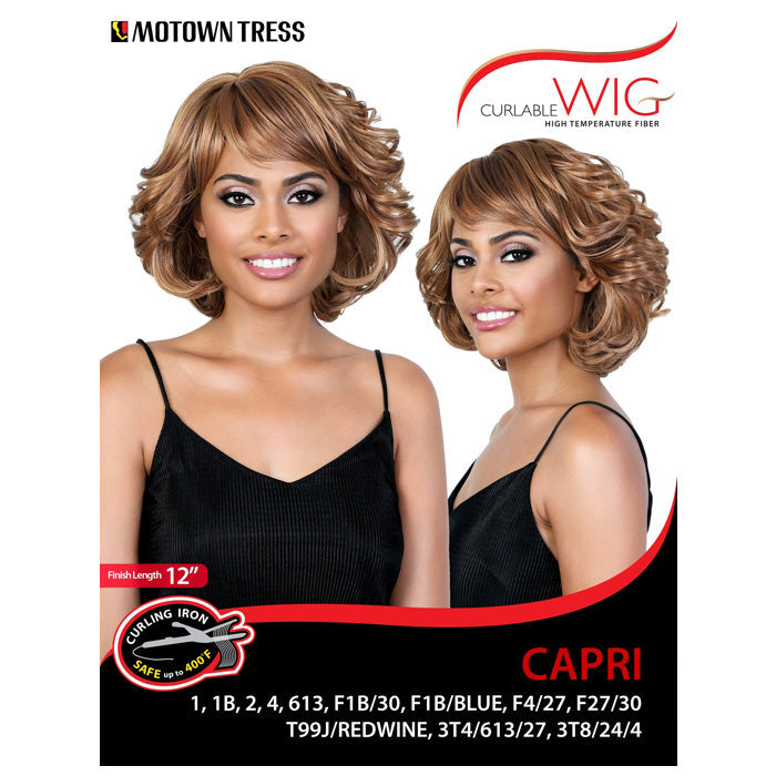 Motown Tress Curlable Full Wig - CAPRI