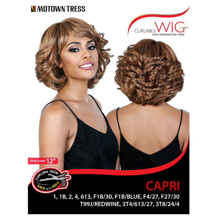 Motown Tress Curlable Full Wig - CAPRI