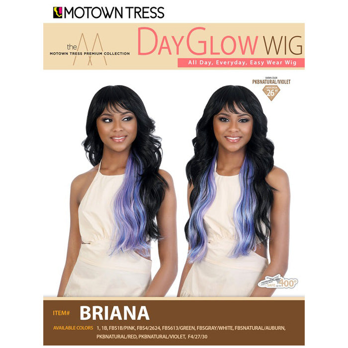 Motown Tress Day Glow Full Wig - BRIANA