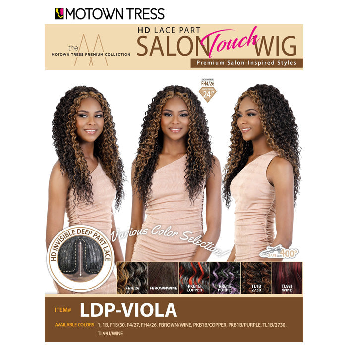 Motown Tress Salon Touch Wig HD Lace Part Wig - LDP-VIOLA