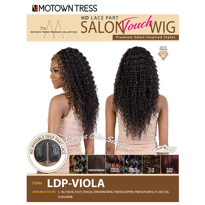 Motown Tress Salon Touch Wig HD Lace Part Wig - LDP-VIOLA