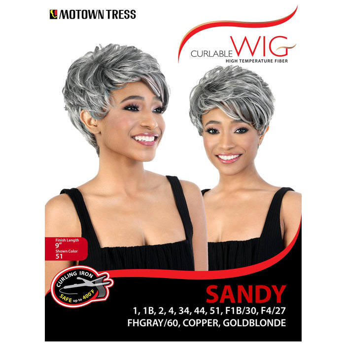Motown Tress Curlable Wig - SANDY