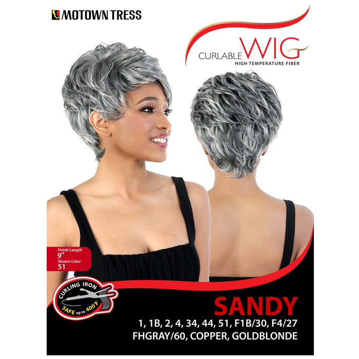 Motown Tress Curlable Wig - SANDY
