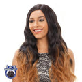 Milky Way Que Human Hair Blend Weave + Lace Invisible Part Closure - RADIANCE WAVE 4 PCS 18/19/20"