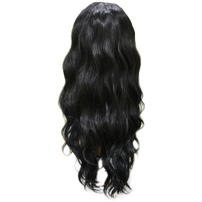 Milky Way Que Human Hair Blend Weave + Lace Invisible Part Closure - RADIANCE WAVE 4 PCS 18/19/20"