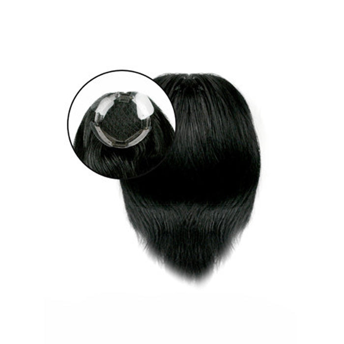 Lord & Cliff 100% Remy Human Hair Clip-In Hairpiece - NATURAL BLEND 6"