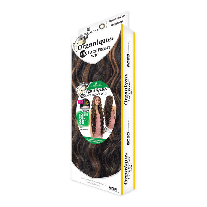Shake N Go Organique HD Lace Front Wig - ACCENT CURL 38"